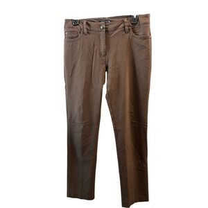 Zac & Rachel Women's Brown Nylon Blend Pants Size 8